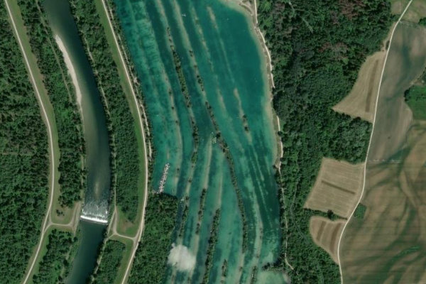Immagine satellitare dei dintorni di Weitmannsee