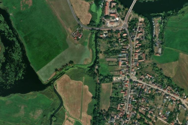 Immagine satellitare dei dintorni di Stremme (Milow)