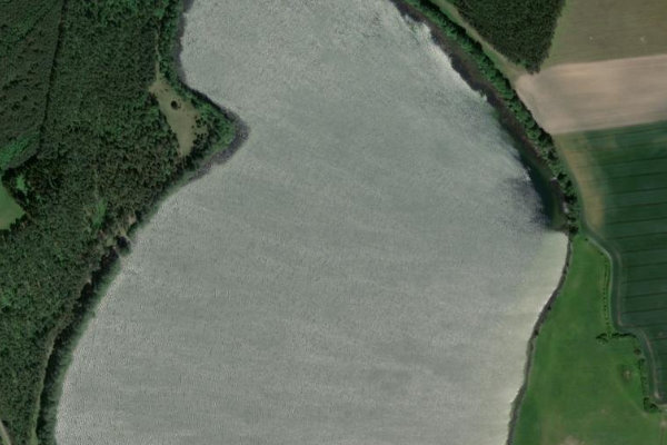 Immagine satellitare dei dintorni di Loppiner See
