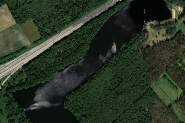 Immagine satellitare dei dintorni di Oyter See