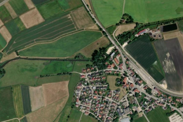 Immagine satellitare dei dintorni di Glonn (Erdweg)