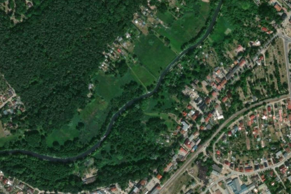 Immagine satellitare dei dintorni di Templiner Kanal