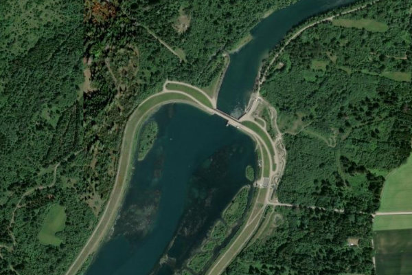 Immagine satellitare dei dintorni di Lechstaustufe 21/22