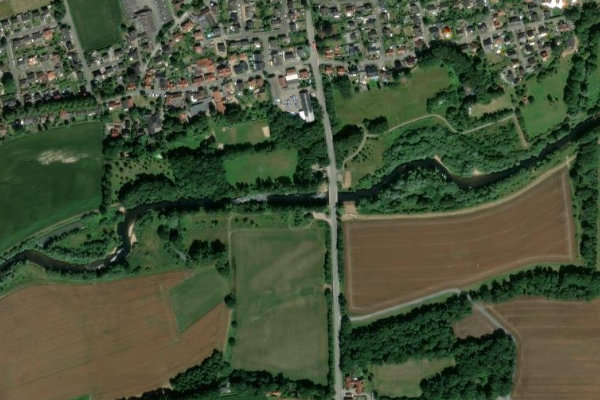 Immagine satellitare dei dintorni di Ems (Einen)