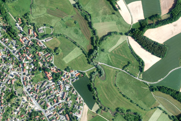 Immagine satellitare dei dintorni di Roter Main (Heinersreuth)