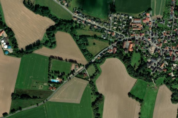 Immagine satellitare dei dintorni di Bega (Lieme)
