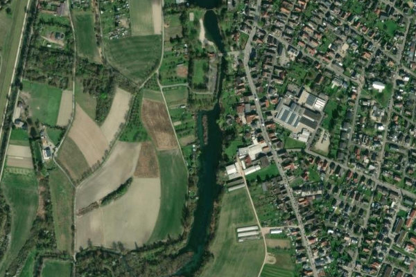 Immagine satellitare dei dintorni di Altwasser Goldscheuer