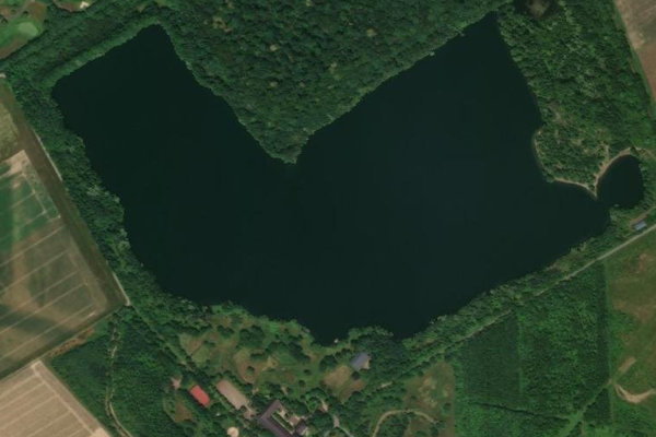 Immagine satellitare dei dintorni di Hasselrather See