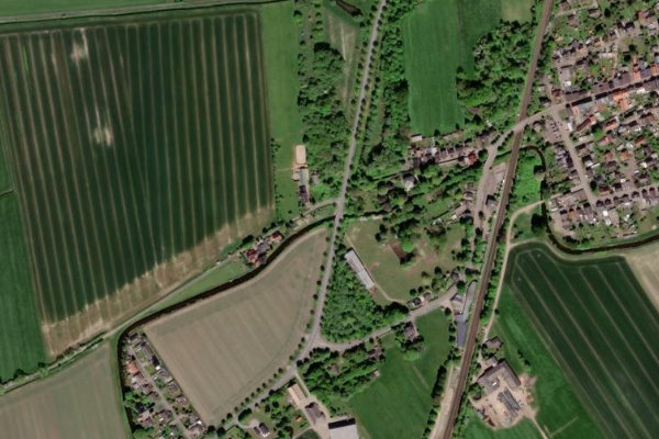 Immagine satellitare dei dintorni di Kremper Au (Krempe)