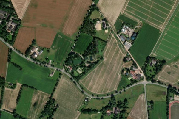 Immagine satellitare dei dintorni di Angelpark Sonsbeck