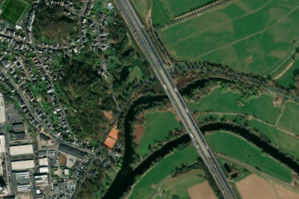 Immagine satellitare dei dintorni di Altarm Siegburg