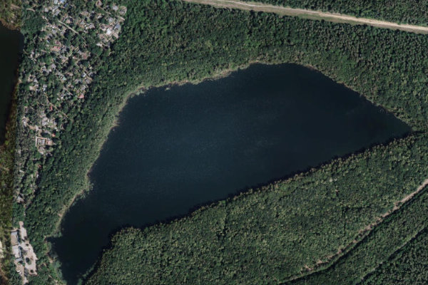 Immagine satellitare dei dintorni di Alte Grube (Möhlau)