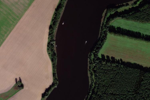 Immagine satellitare dei dintorni di Müritzarm