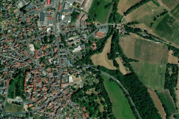 Immagine satellitare dei dintorni di Schlitz