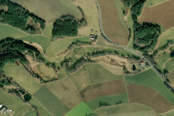 Immagine satellitare dei dintorni di Waldnaab (Bärnau)