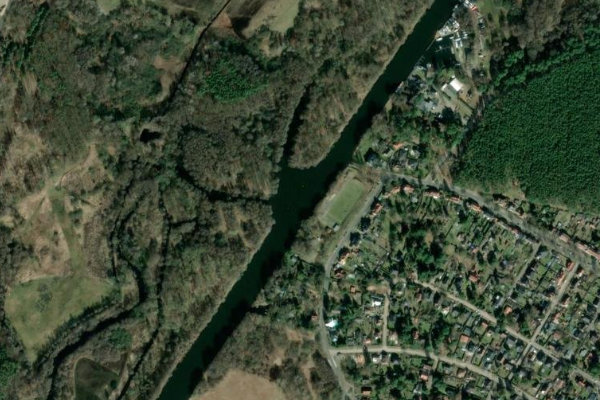 Immagine satellitare dei dintorni di Havel (Hohen Neuendorf)