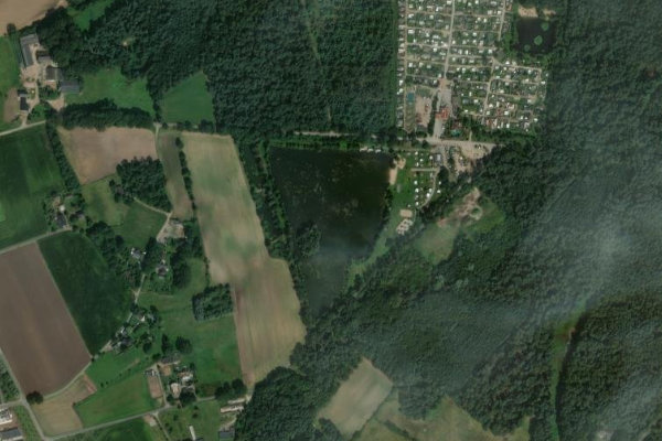 Immagine satellitare dei dintorni di Dingdener Heide