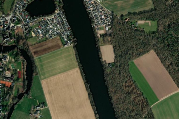 Immagine satellitare dei dintorni di Lange Renne