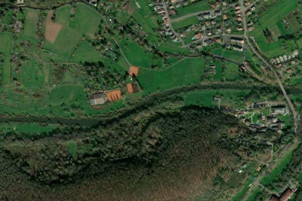 Immagine satellitare dei dintorni di Nahe (Bad Sobernheim)