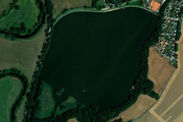 Immagine satellitare dei dintorni di Stausee Glauchau