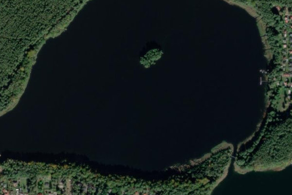 Immagine satellitare dei dintorni di Moderfitzsee