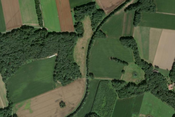 Immagine satellitare dei dintorni di Hessel (Warendorf)