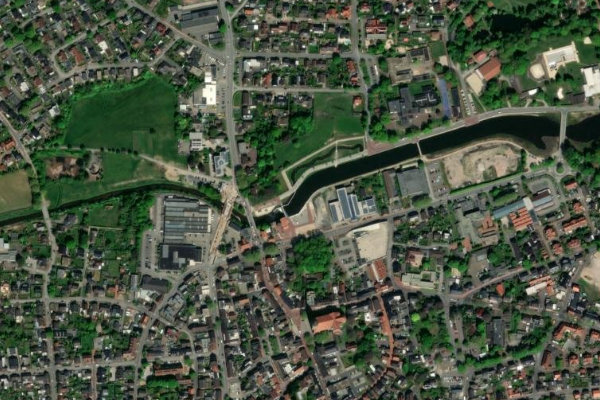 Immagine satellitare dei dintorni di Berkel (Stadtlohn)