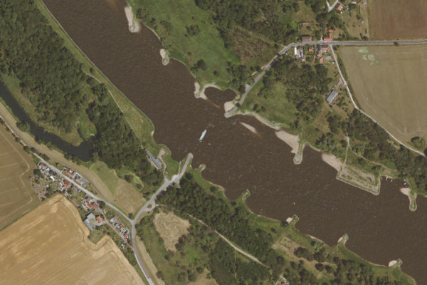 Immagine satellitare dei dintorni di Elbe (Breitenhagen)