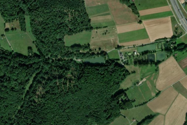 Immagine satellitare dei dintorni di Fischzucht Korb