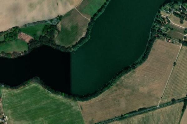 Immagine satellitare dei dintorni di Kuhpanzsee