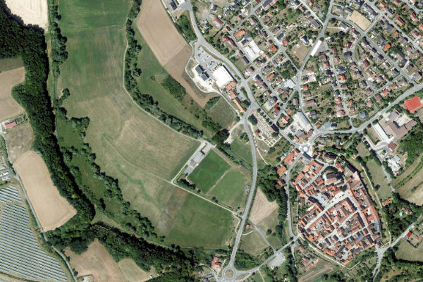 Immagine satellitare dei dintorni di Rodach (Seßlach)