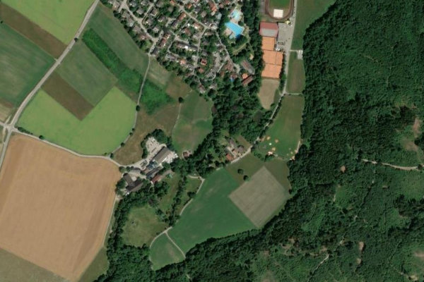 Immagine satellitare dei dintorni di Würm (Gauting)