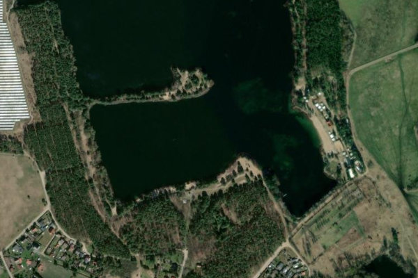 Immagine satellitare dei dintorni di Kiessee Krugsdorf