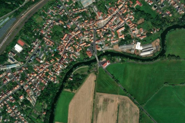 Immagine satellitare dei dintorni di Werra (Gerstungen)