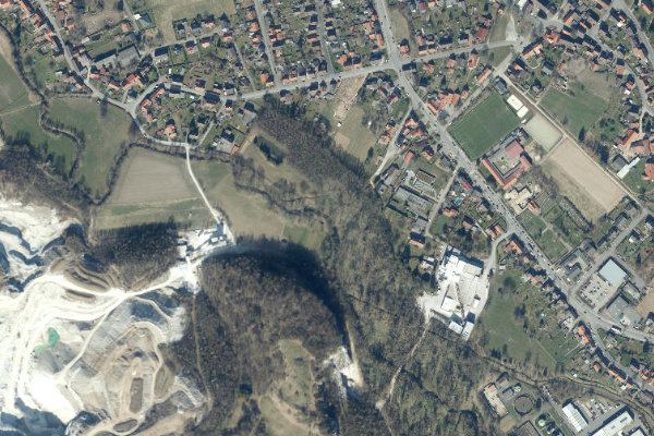 Immagine satellitare dei dintorni di Söse (Osterode)