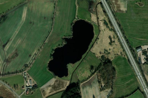 Immagine satellitare dei dintorni di Engbrück-See
