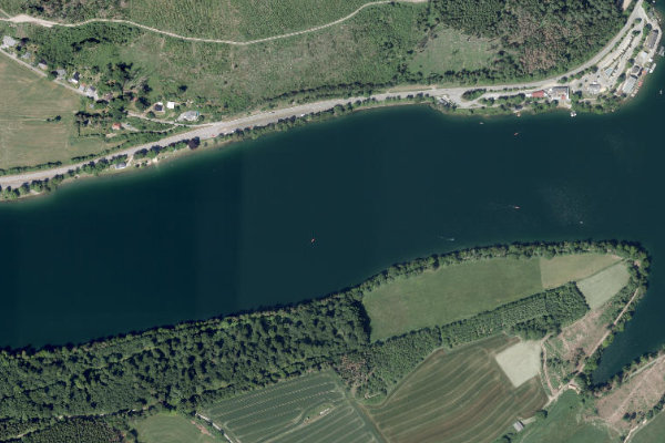 Immagine satellitare dei dintorni di Diemelsee