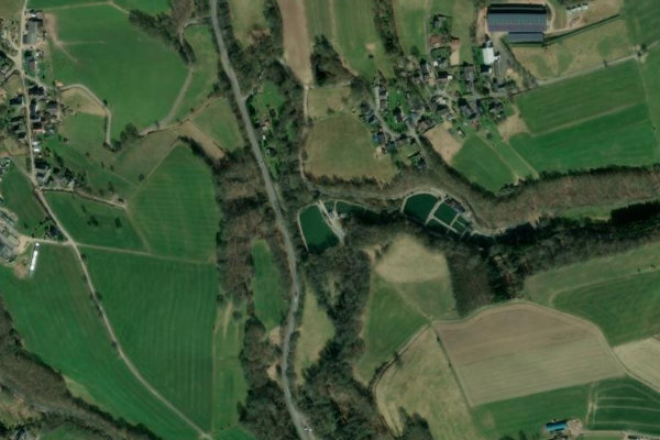 Immagine satellitare dei dintorni di Angelanlage Millerscheid