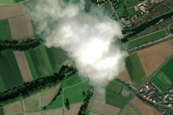 Immagine satellitare dei dintorni di Schwalm (Rhünda)