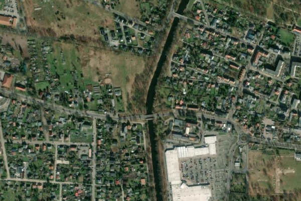 Immagine satellitare dei dintorni di Oranienburger Kanal