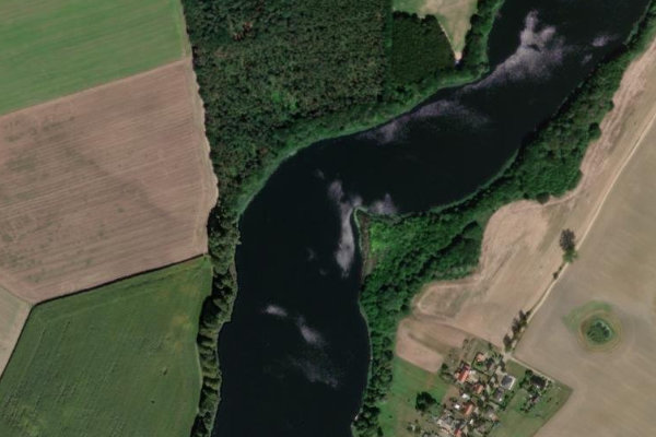 Immagine satellitare dei dintorni di Weisiner See