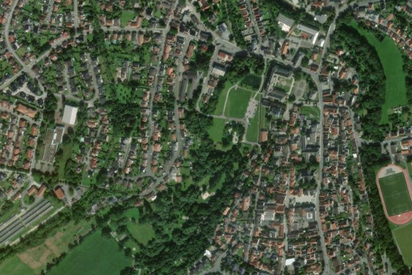 Immagine satellitare dei dintorni di Alme (Büren)