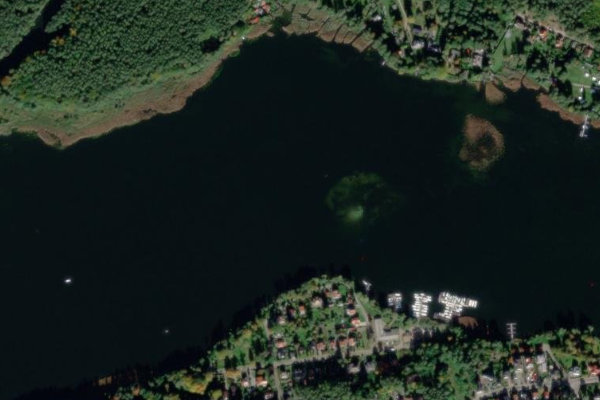 Immagine satellitare dei dintorni di Röblinsee