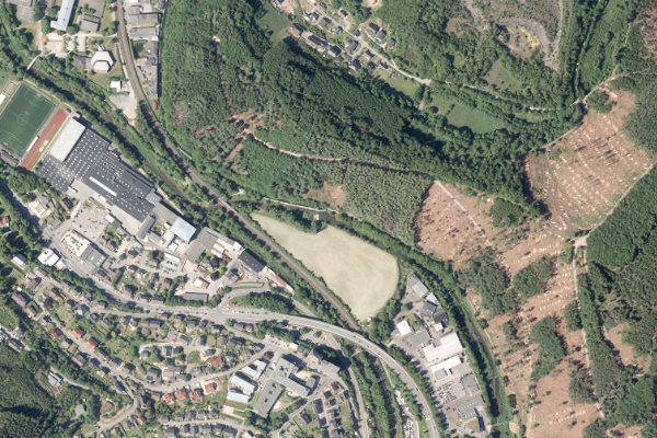Immagine satellitare dei dintorni di Lenne (Lennestadt)