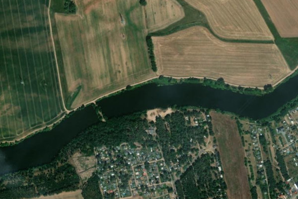 Immagine satellitare dei dintorni di Parchauer See