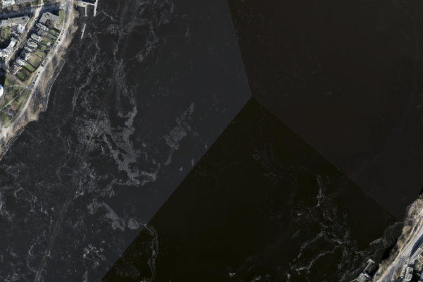 Immagine satellitare dei dintorni di Außenalster