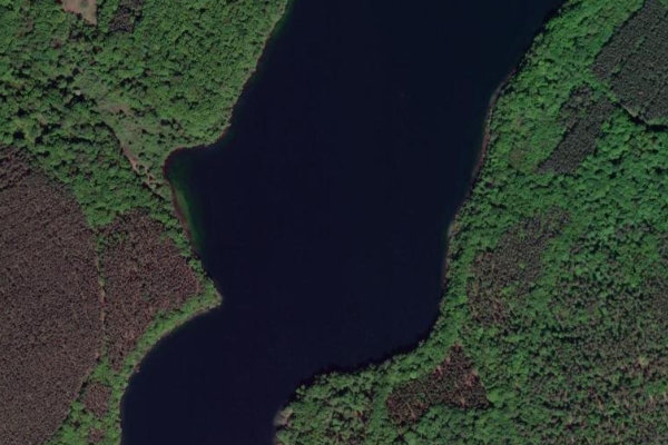 Immagine satellitare dei dintorni di Sacrower See