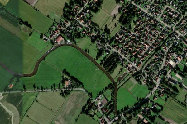 Immagine satellitare dei dintorni di Abelitz (Upgant-Schott)
