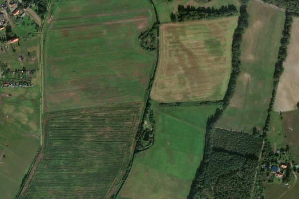 Immagine satellitare dei dintorni di Alte Elde (Eldena)