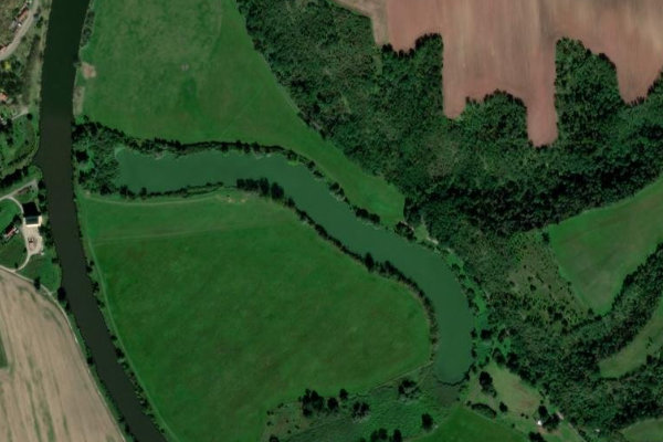 Immagine satellitare dei dintorni di Saalealtarm Dobis